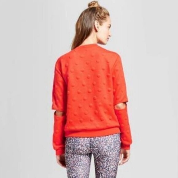 Joy Lab Orange Cut Out Top Size M - Picture 2 of 6